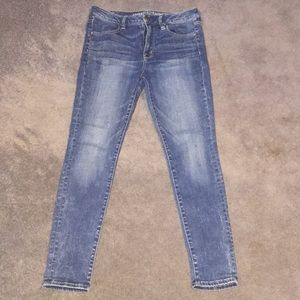 American eagle hi rise jegging jeans size 8 short
